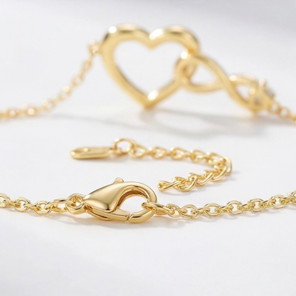INFINITY HEART SPARKLE BRACELET