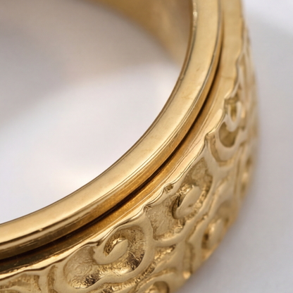 TEXTURED STATEMENT RING