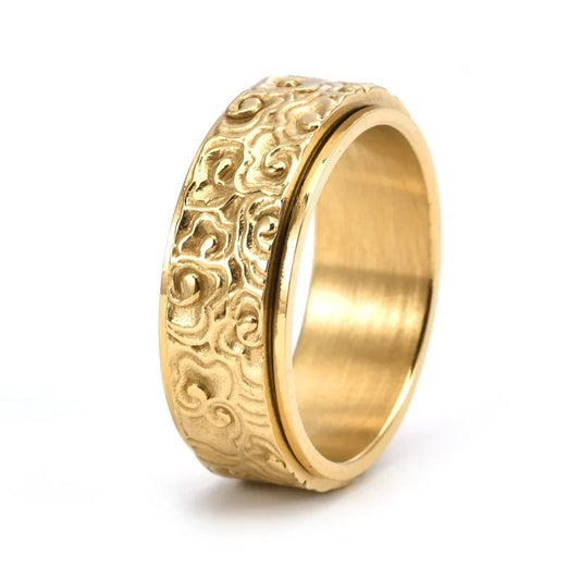TEXTURED STATEMENT RING