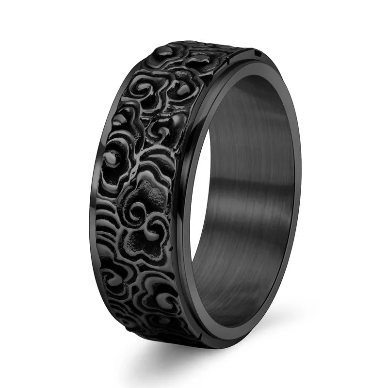 TEXTURED STATEMENT RING